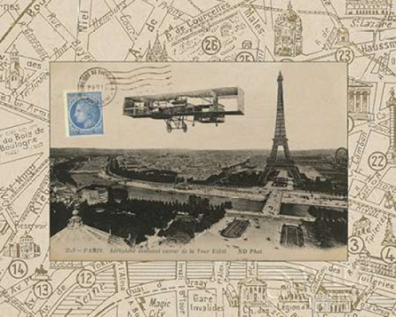 Destination Paris III Poster Print by Wild Apple Portfolio - Item # VARPDX1898